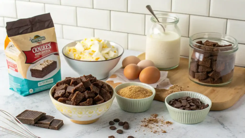 All the ingredients you need for a delicious treat!