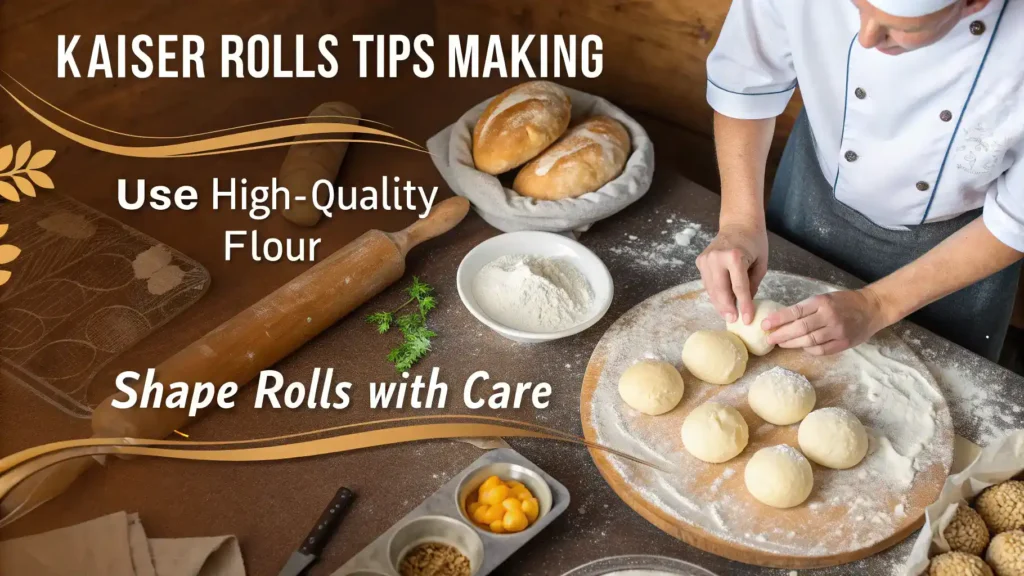 Pro tips for making perfect Kaiser Rolls.