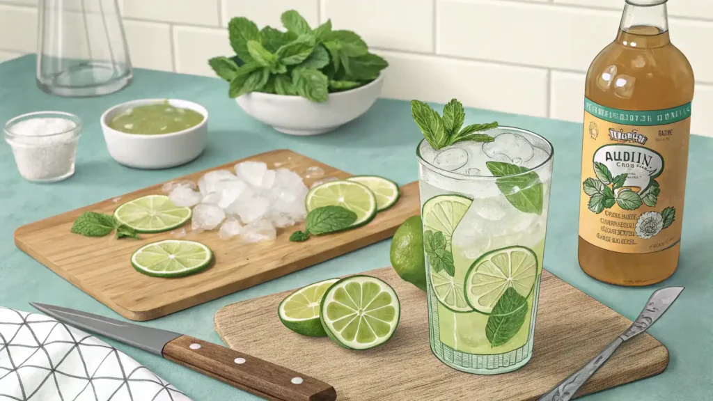 Storage tips for Kombucha Mojito.