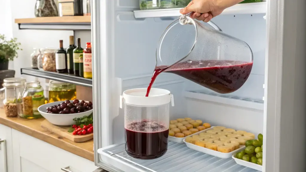 Enjoy a refreshing glass of homemade House Wine!