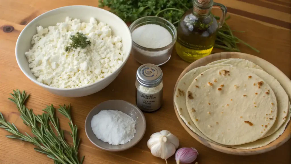 A practical image demonstrating how to store cottage cheese flatbread effectively, ensuring it remains fresh and delicious for later use.