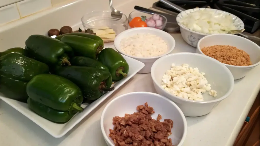 Pro tips for making the best stuffed poblano peppers.