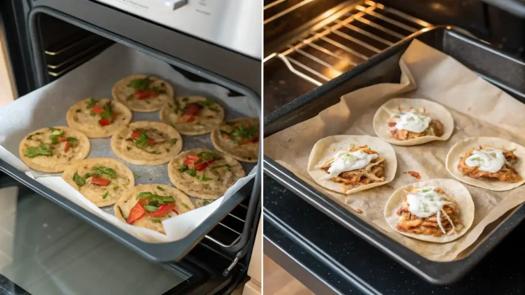 Storage and reheating tips for Chicken Tostadas.