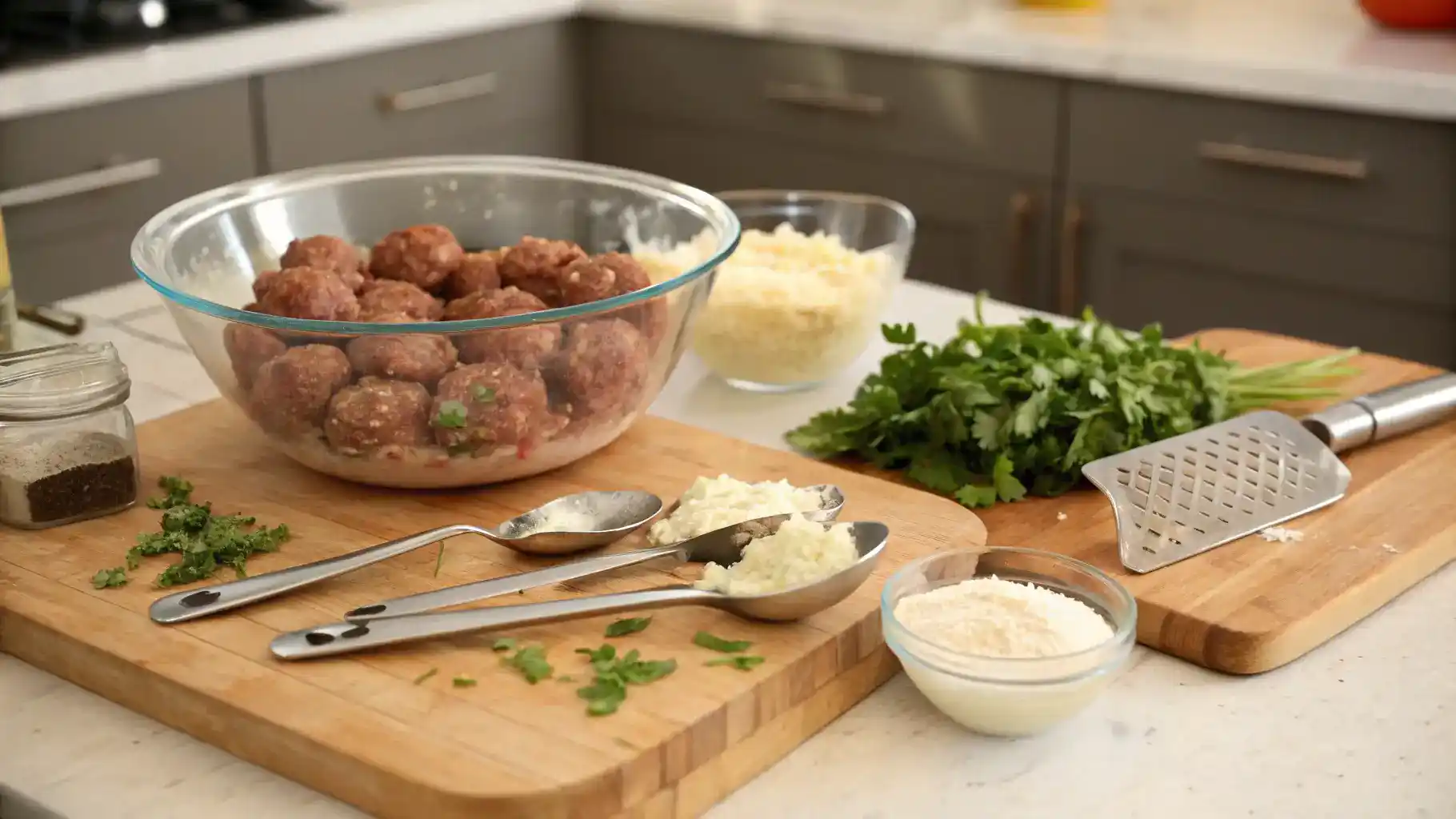Pro tips for making the best cheesy meatballs.