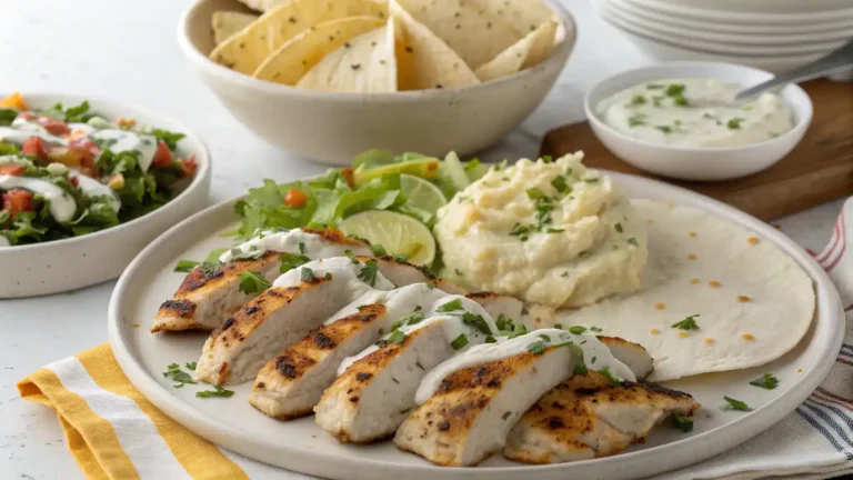 Serving suggestions for Ranch Chicken.